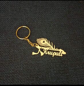 customized Krishna Keychain