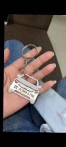 Personalised Car Keychain