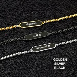 Men's Custom Engraved Bracelet