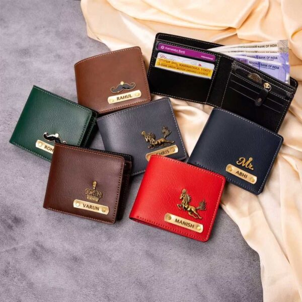customized men's wallet