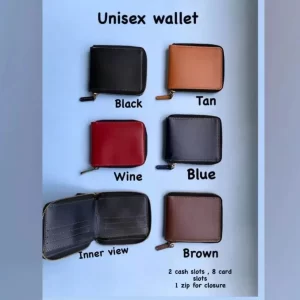 Personalized Unisex Zip Wallet