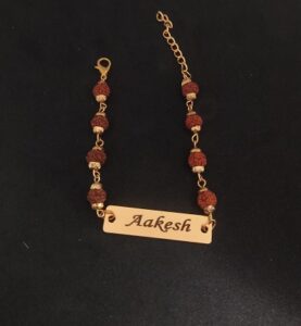 Rudraksh Name Rakhi | Rakshabandhan