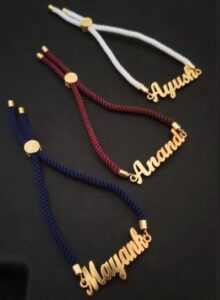 Customized thread bracelet