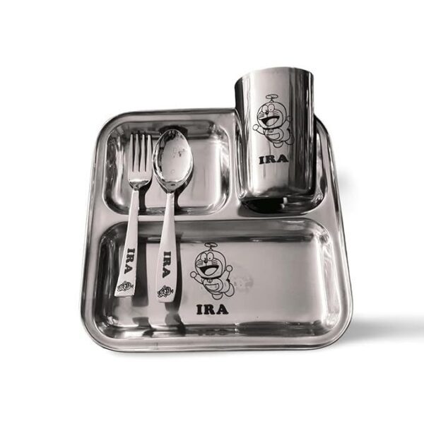 personalized kids thali set