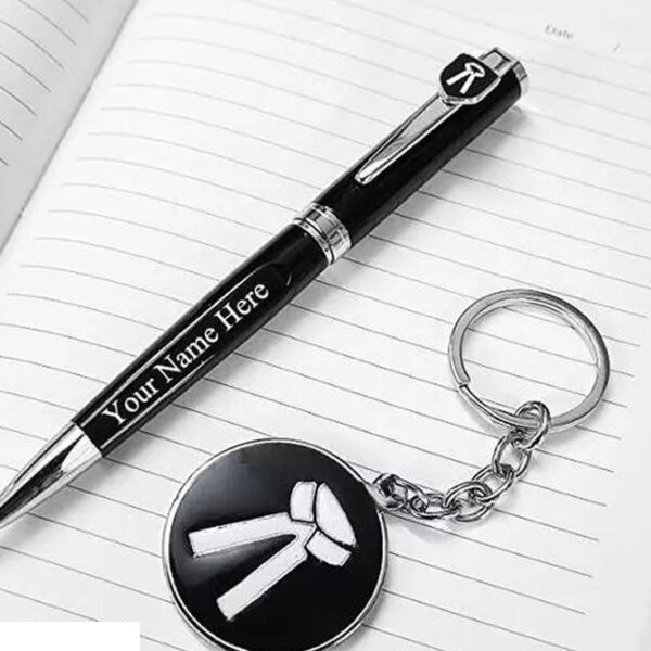 Personalized Advocate Pen and Keychain with Name Customized Lawyer Gift