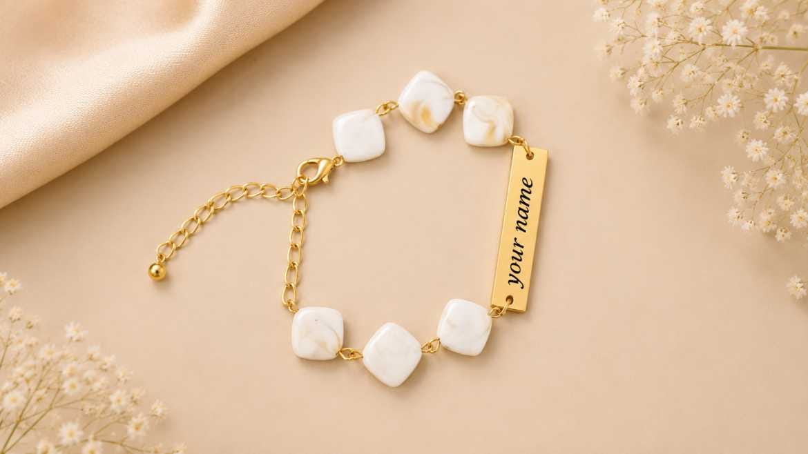 Personalized Name Bracelet Premium Engraved Gift Latest Gift Mall